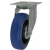 160mm 300Kg MD Blue Swivel Castor on Plate